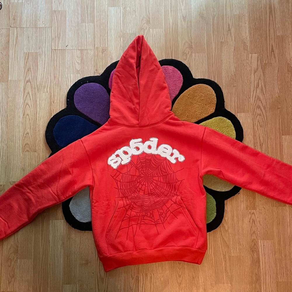 Orange Sp5der Hoodie